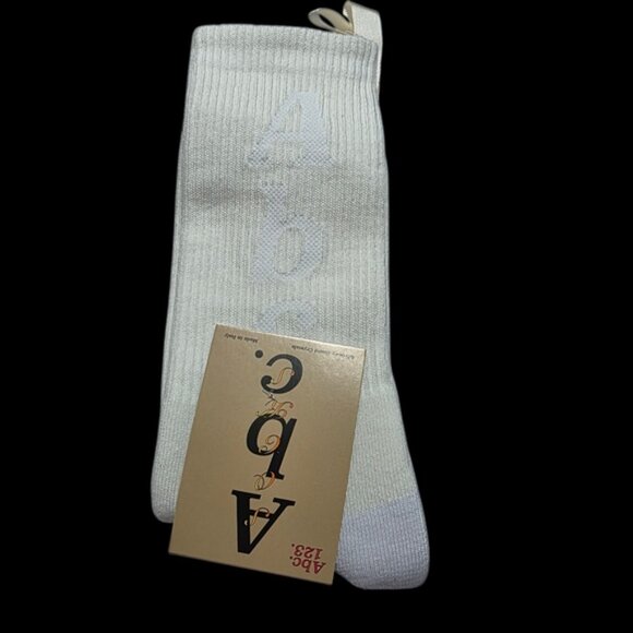 NWT Advisory Board Crystals Socks Selenite Sz M/L - Picture 2 of 6